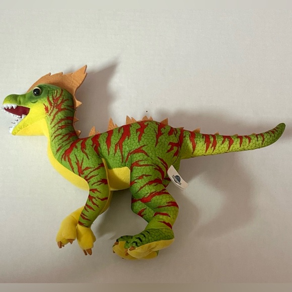 Jurassic Park Other - Jurassic World Dinosaur 11" Plush Stuffed Animal Hybrid Green Red Raptor Dino
